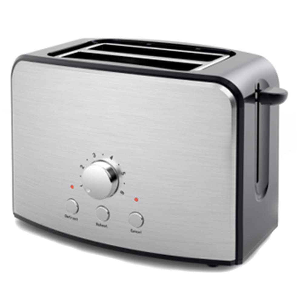 Electric 2 Slice Stainless Steel Toasters 