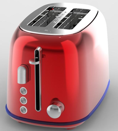 LED Display High quality 2 Slice SS Toaster
